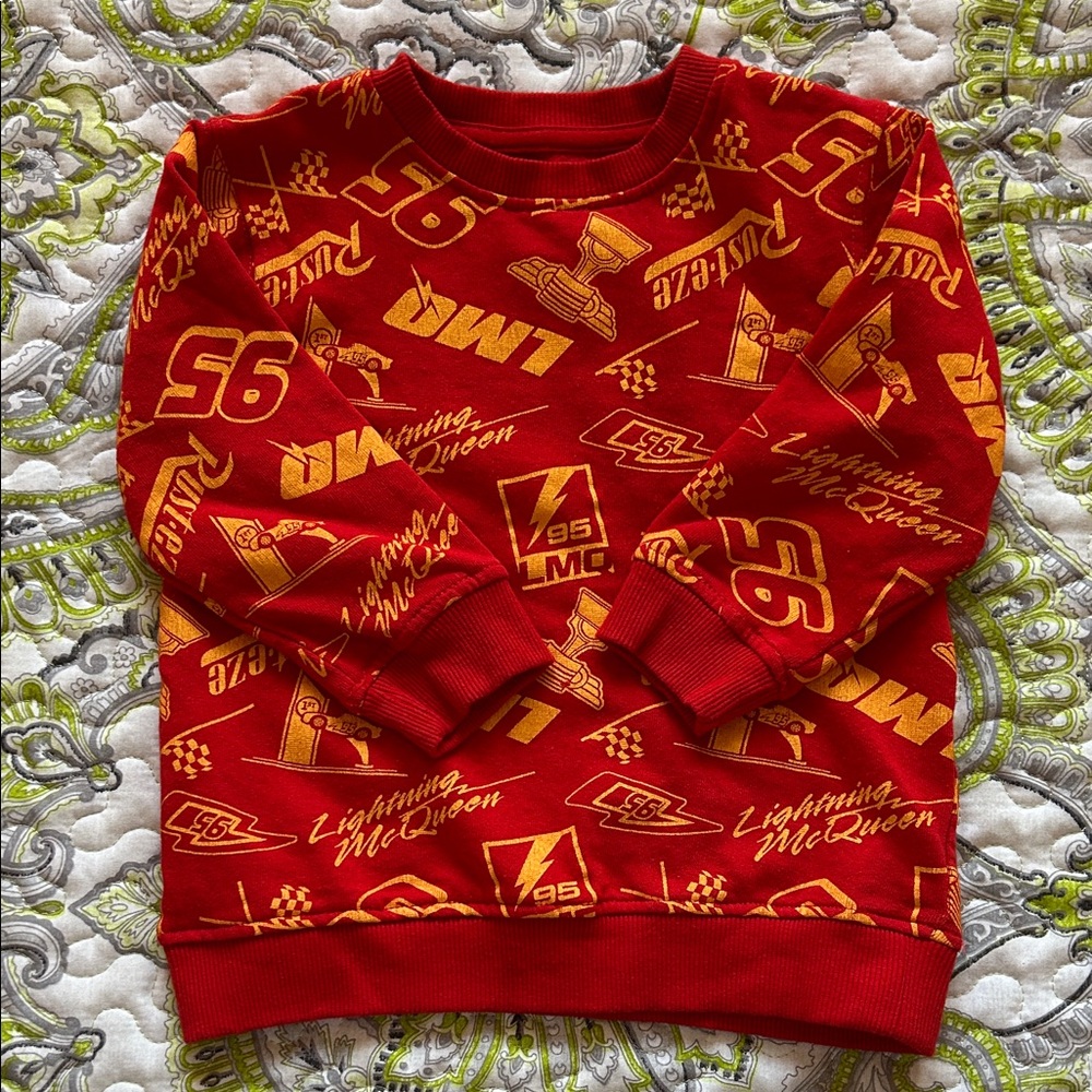 Toddler Lightning McQueen sweatshirt